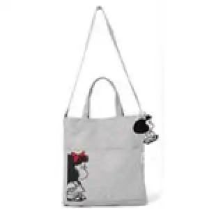 Bolsa de tela Mafalda gris