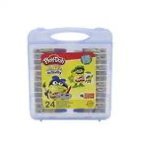 Caja de PVC Play-Doh 24 ceras blandas