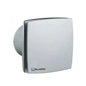 Extractor De Baño Decorativo Plata Mate Aludecor-mu Plata 100mm
