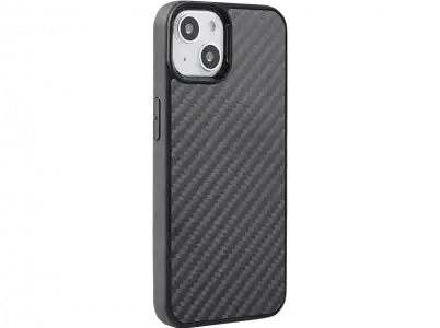 Funda - ISY ISC-3714 Carbon, Para Apple iPhone 13, Trasera, TPU, Negro