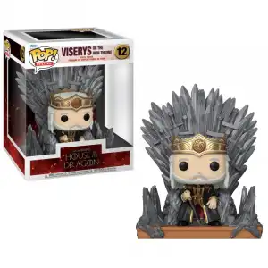 Funko Pop Deluxe Juego de Tronos: La Casa del Dragón Viserys en el Trono de Hierro