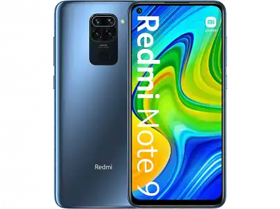 Móvil - Xiaomi Redmi Note 9, Midnight Grey, 64 GB, 3 6.47" FHD+, MTK Helio G85, 5020 mAh, Android