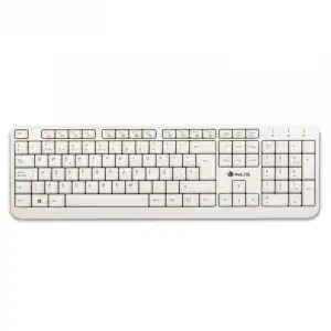 NGS Spike Wired Keyboard Teclado Branco (PT)