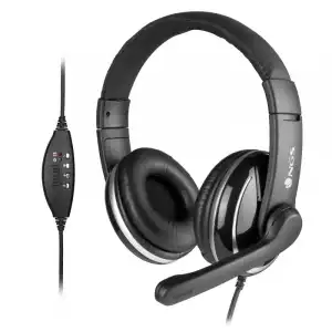 NGS Vox 800 Auriculares USB con Micrófono Negros