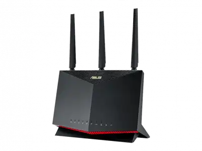 Router WiFi - ASUS RT-AX86U Pro, 4804 Mbit/s, MU-MIMO, Gaming, 6, Negro