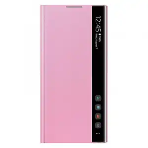 Samsung Clear View Funda Rosa para Samsung Galaxy Note 10