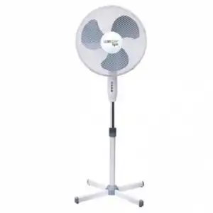 Ventilador De Pie Lumeco Light Ø45cm 120cm 40w Blanco