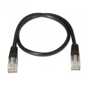 Aisens Cable de Red RJ45 Cat.5e UTP AWG24 50cm Negro