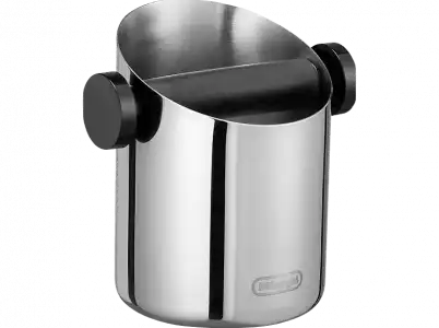 Bote - De'Longhi DLSC059, 0.25 l, Para posos de café, Acero inoxidable, Plata