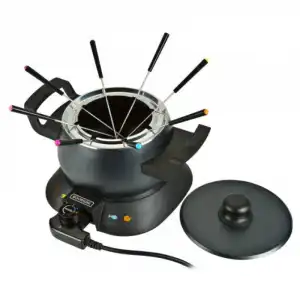 Bourgini Classic Fondue Deluxe 1.5L 1000W Negro