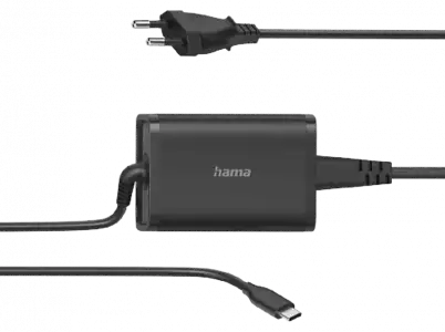 Cargador universal - Hama 00200006, Conexión USB-C, 100 240 V, 65 W, Negro