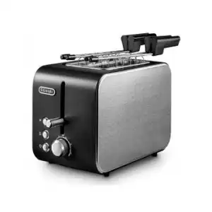 Delonghi Ctx 2203.bk Tostadora 2 Rebanada(s) Negro, Plata 550 W