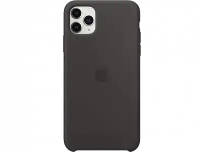 Funda - Apple Silicone Case, Para el iPhone 11 Pro Max, Silicona, Negro