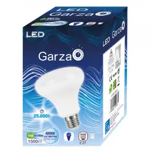 Garza Bombilla Reflectora R90 LED 18W E27 Blanco Neutro