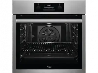 Horno - AEG BES331111M, Multifunción, 2780 W, 3 niveles, Iluminación, 60 cm, Clase A, Inox antihuellas