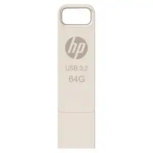 HP - Pendrive HP On the Go x206c, 64GB, USB-C 3.2 y USB-A 3.2.