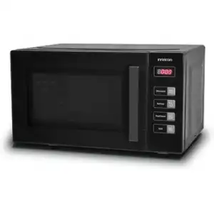 Infiniton Mw-f230 - Microondas, 23l, 800w, Negro, Control Digital, Función Defrost, Interior Cerámico, Puerta De Cristal, Sistema Sin Plato Giratorio