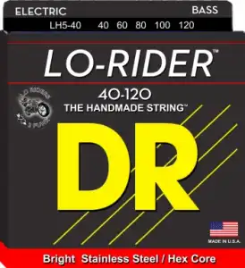 Juego De Cuerdas Para Bajo Dr Lh5-40 Low Rider