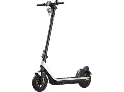 Patinete eléctrico - NIU KQI2 Pro, Hasta 100 kg, Velocidad máxima 25 km/h, Autonomía 40 km, 0.60 kW, Blanco