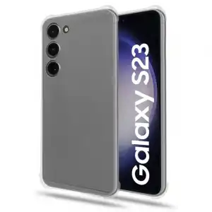 PcCom Essential Funda Antishock Transparente Samsung Galaxy S23