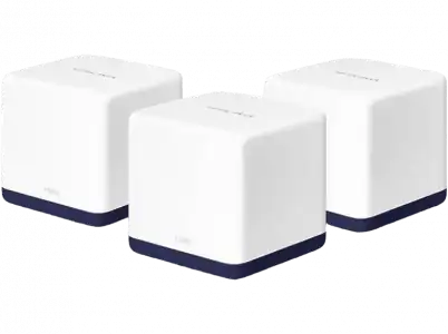 Sistema WiFi Mesh - Mercusys HALO H50G (3-PACK), 1.9 Gbit/s, Doble banda, MU-MIMO, Blanco