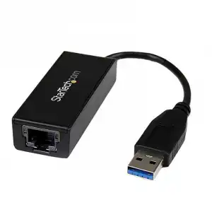 Startech USB31000S Adaptador USB 3.0 a Ethernet RJ45 Gigabit Negro