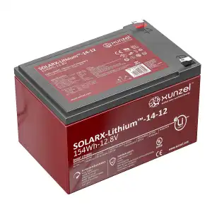 Xunzel - Batería SOLARX-Li-14 154 Wh 12 V.