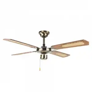 Bastilipo Salobreña Ventilador de Techo 60W Nogal/Bronce