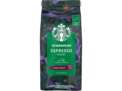 Café en grano - Starbucks Espresso Roast, Arábica, Caramelo, 450 g