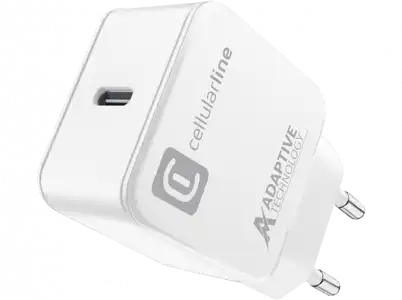 Cargador - CellularLine Charger, 15 W, Universal, Blanco