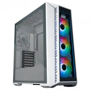 Cooler Master MasterBox 520 Midi Tower Cristal Templado ARGB USB 3.2 Blanca