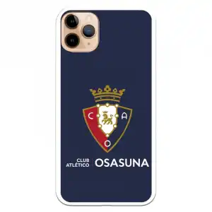 Funda Licencia Oficial CA Osasuna Escudo Fondo Azul para iPhone 11 Pro Max