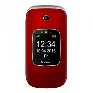 Funker C85 Teléfono para Mayores Rojo