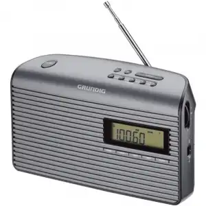 Grundig Music 61 Radio Despertador Portátil Gris