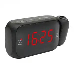 Inves - Radio Despertardor KE9100 Con Proyector De Hora