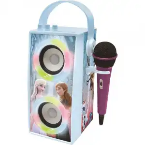 Lexibook Disney Frozen Altavoz Portátil Bluetooth con Micrófono y Efectos Luminosos