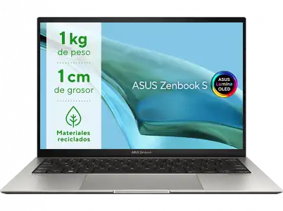 Portátil - ASUS ZenBook S 13 OLED UX5304VA-NQ299W, 13.3 " 3K, Intel® Evo™ Core™ i7-1355U, 16GB RAM, 1TB SSD, Iris® Xe, Windows 11 Home