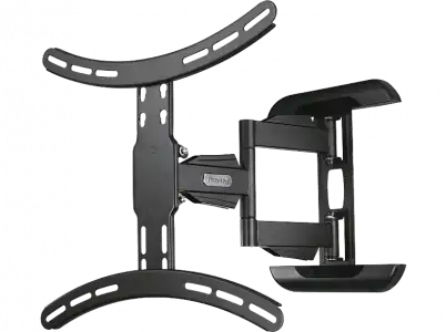 Soporte TV - Hama 00118619, Fullmotion, Para pantallas de 32" a 65", VESA 400x400 mm, Negro