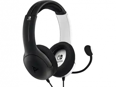 Auriculares gaming - PDP LVL 40, Para Nintendo Switch, De diadema, Con cable, Jack 3.5 mm, Negro