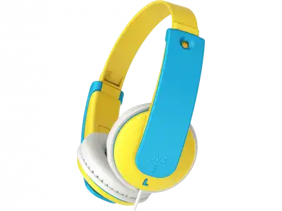 Auriculares infantiles - JVC HA-KD7-YN-E, De diadema, Con cable, Limitador volumen, Amarillo