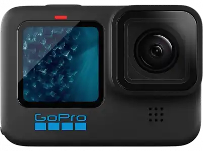 Cámara deportiva - GoPro Hero 11 Black, Sin funda, 5.3K, 24.7 MP, SuperFoto, HDR, HyperSmooth 5.0, Slo-Mo x8, Negro