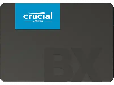 Disco duro SSD 1TB - Crucial CT1000BX500SSD1, Interno, 500 MB/s, 2,5", 6 Gbit/s, Negro