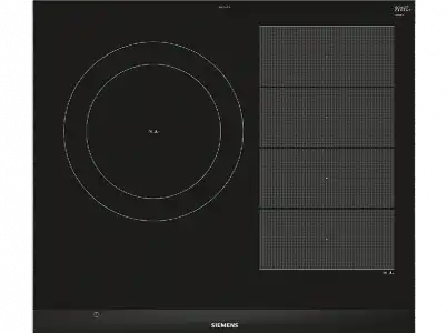 Encimera - Siemens EX675LJC1E, Inducción, Eléctrica, 2 zonas, 28 cm, Negro
