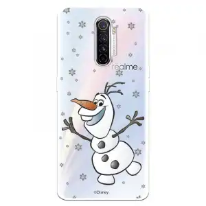 Funda para Realme X2 Pro Oficial de Disney Olaf Transparente Frozen