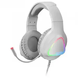 Mars Gaming MH222 Auriculares Gaming RGB Blancos