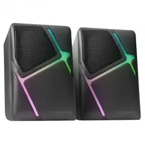 Mars Gaming MS-H Altavoces Compactos RGB 10W Negros