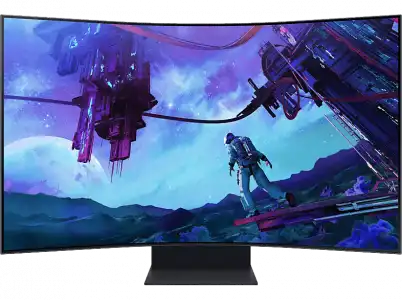 Monitor gaming - Samsung Odyssey Ark LS55CG970NUXEN, 55", UHD 4K, 1ms, Max 165Hz, WiFi, Bluetooth, Negro