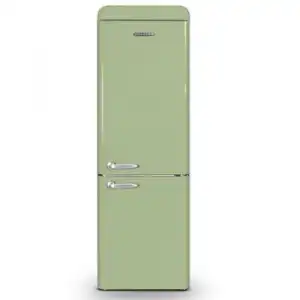 Schneider Scb300vva Frigorífico Combi Con Ventilador 300l Vintage A++/e Verde Almendra