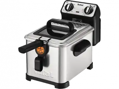 Freidora - Tefal Filtra Pro 4L FR516110, 2400W, Zona fría, Acero inoxidable