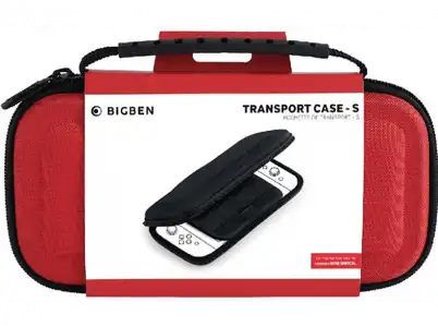 Funda - Bigben Transport Case-S, Para Nintendo Switch, Roja